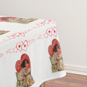 Tischdecke zum Valentinstag