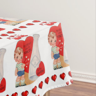 Tischdecke zum Valentinstag