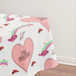 Tischdecke zum Valentinstag