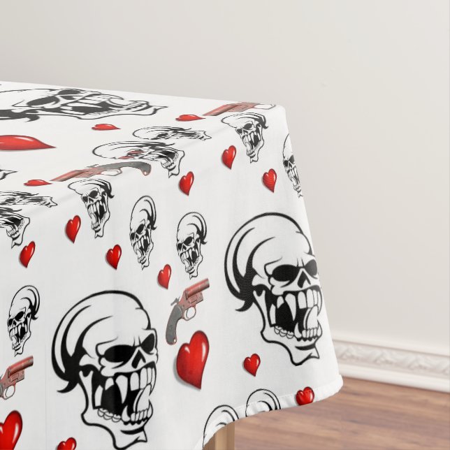 Tischdecke zum Valentinstag (Beispiel)