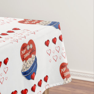 Tischdecke zum Valentinstag