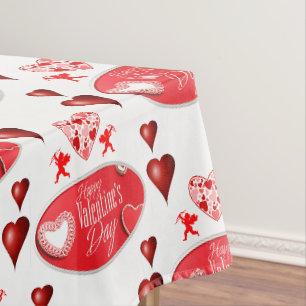 Tischdecke zum Valentinstag