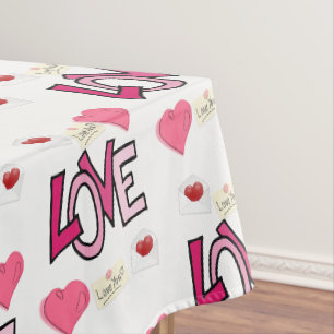Tischdecke zum Valentinstag