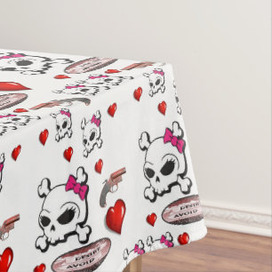 Tischdecke zum Valentinstag