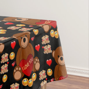 Tischdecke zum Valentinstag
