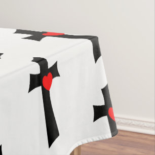 Tischdecke zum Valentinstag