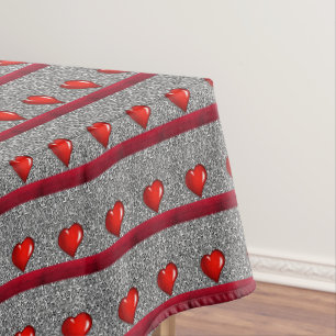 Tischdecke zum Valentinstag Herz
