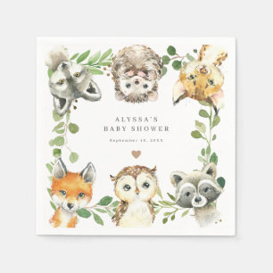 Tischdecken aus Papier für Baby Shower Party mit W Serviette
