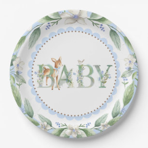 Tischdecken aus Papier Jungen Waldhirsch Baby Show Pappteller