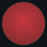 Tischdesign für den roten Felt-Poker Runder Aufkleber<br><div class="desc">Tischdesign für den roten Felt-Poker</div>