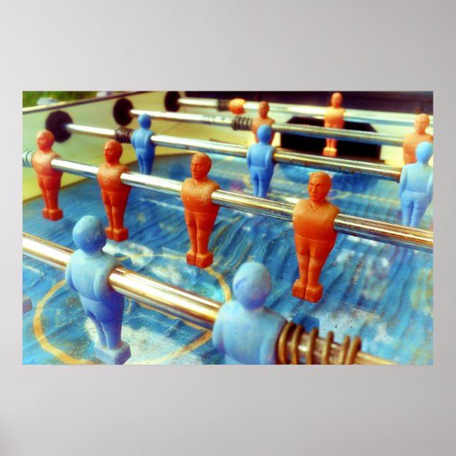Tischfußball Poster (Vorne)