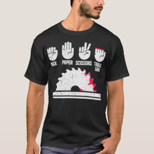 Tischgeschoss Tischgebäck T-Shirt