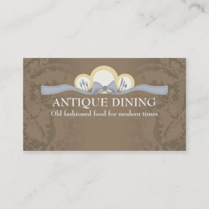 Tischkarten für Catering-Service im Banddesign Visitenkarte