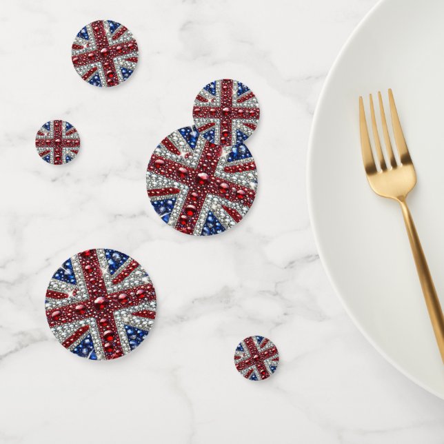 Tischkonfetti mit britischen Farben Konfetti (Gruppe)