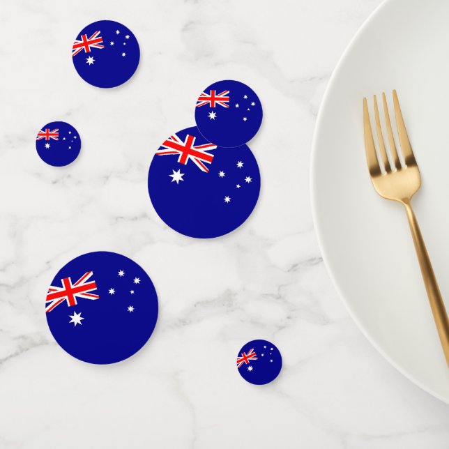 Tischkonfetti mit Flagge Australiens Konfetti (Gruppe)