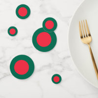 Tischkonfetti mit Flagge Bangladeschs