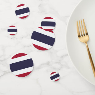 Tischkonfetti mit thailändischer Flagge Konfetti