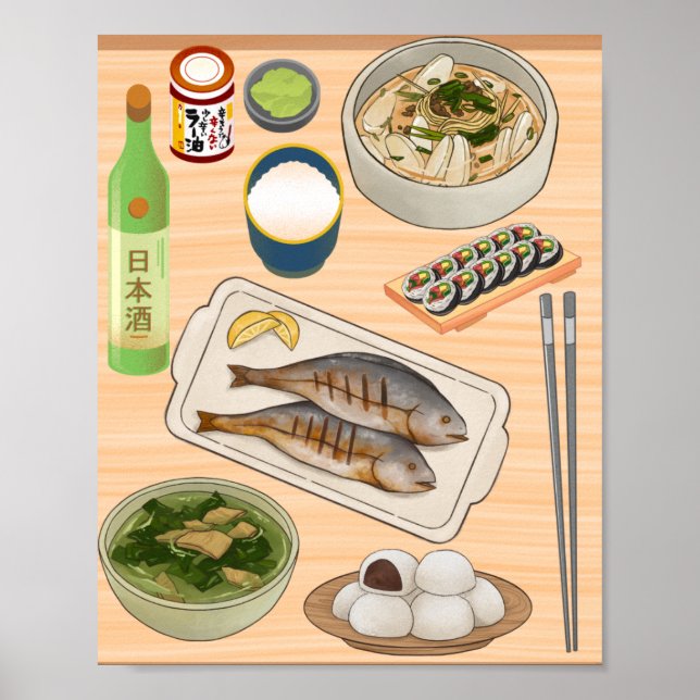 Tischküche Poster (Vorne)