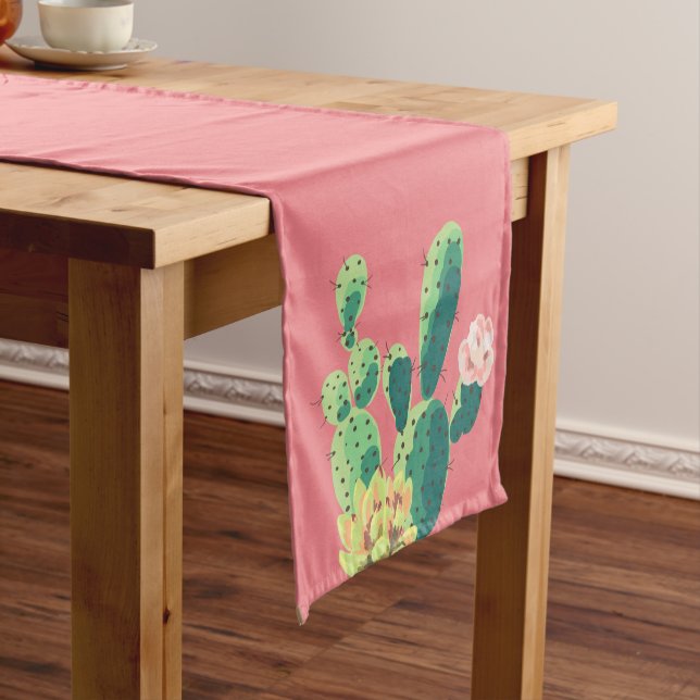 Tischläufer Bohemisch Cactus succulents Dessert Ca (Beispiel)