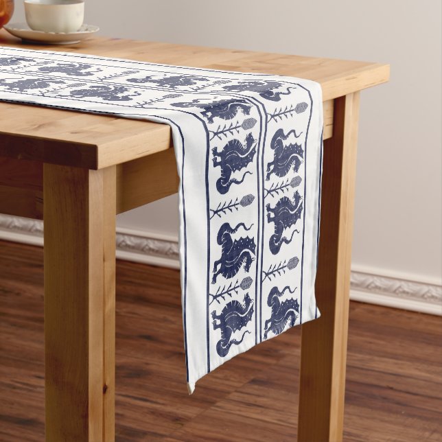 Tischläufer Dark Blue Dragons (Beispiel)