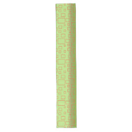 Tischläufer für moderne Muster mit grüner Geometri