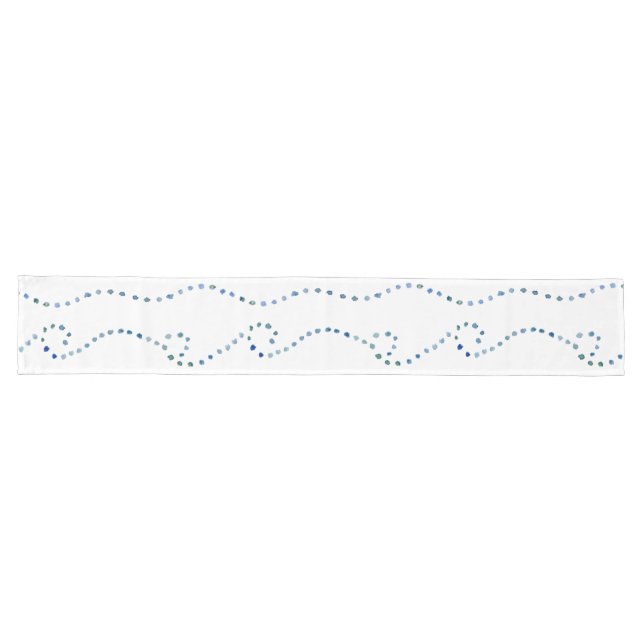 Tischläufer für Wasserfarben-Küstenteile (Horizontal)