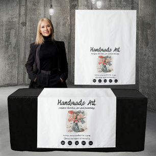 Tischläufer-Schild für Künstler-Pop-Up-Shop-Foto-V Wandteppich