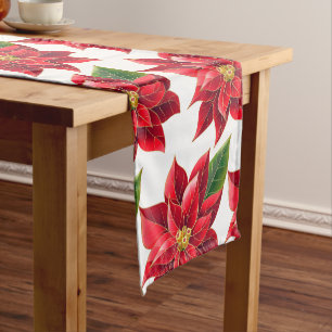 Tischläufer Weihnachten Poinsettias