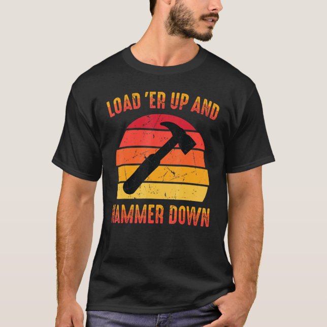 Tischler - Auf- und Abschlag laden - Holzarbeiten T-Shirt (Vorderseite)