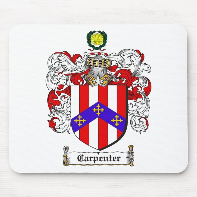 TISCHLER-FAMILIENWAPPEN - TISCHLER-WAPPEN MOUSEPAD (Vorne)