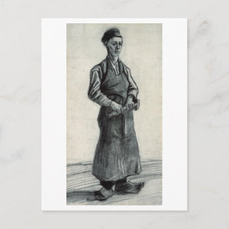 Tischler mit Schürze, Vincent van Gogh Postkarte