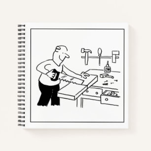 Tischler und Tischrechner Notizbuch