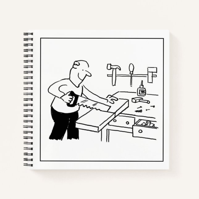 Tischler und Tischrechner Notizbuch (Vorderseite)