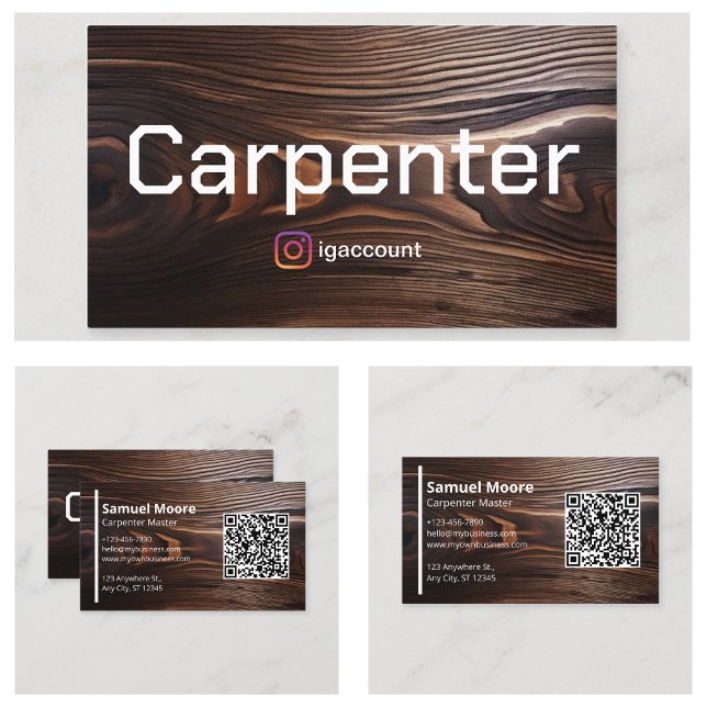 Tischler Visitenkarte (Carpenters Business Card
)