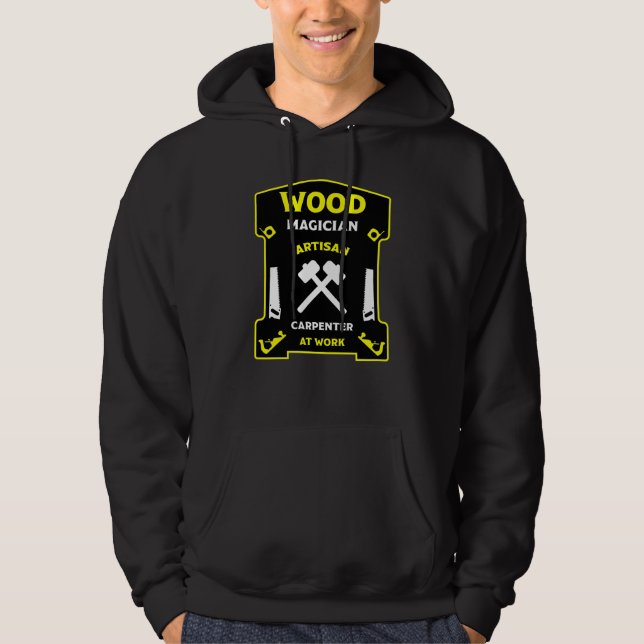 Tischlerei und Holzbearbeitung Hoodie (Vorderseite)