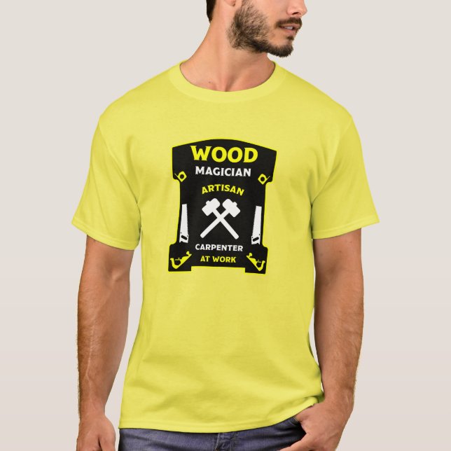 Tischlerei und Holzbearbeitung T-Shirt (Vorderseite)