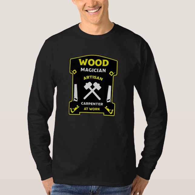 Tischlerei und Holzbearbeitung T-Shirt (Vorderseite)