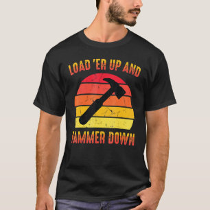 Tischlerlade, Hammer und Hosenträger T-Shirt