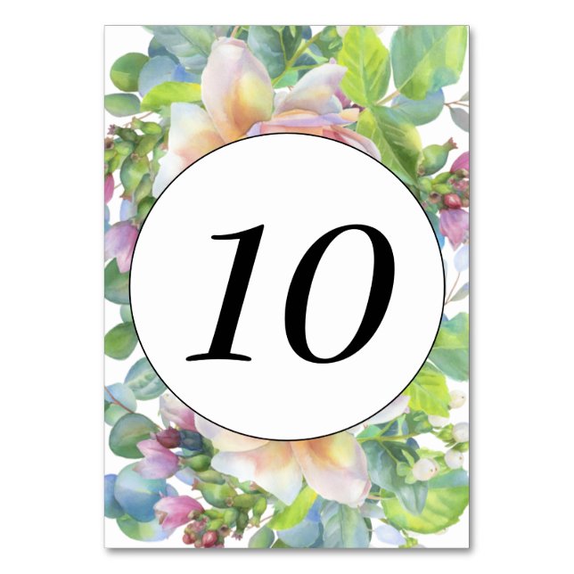 Tischnummer (Vorderseite)