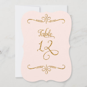 Tischnummer 12, Empfang für Extravagante Schrift