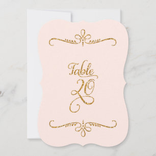 Tischnummer 20, Empfang für Extravagante Schrift