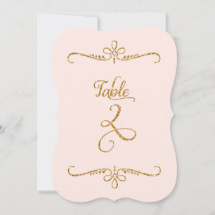 Tischnummer 2, Empfang für Extravagante Schriftzei