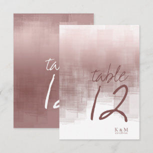 Tischnummer Aquarellfarben Cinnamon ID774