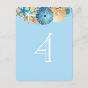 Tischnummer Card-4