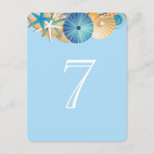 Tischnummer Card-7
