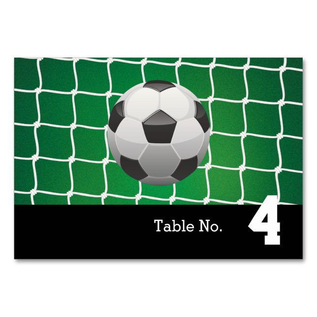 Tischnummer | Coole Fußballgeschenke (Rückseite)