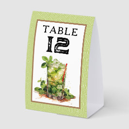 Tischnummer Derby Mint Julep Tischaufsteller