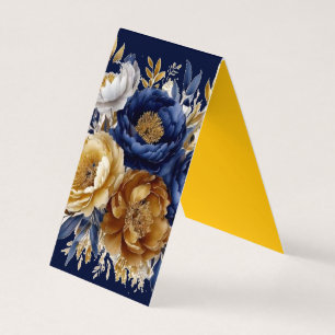 Tischnummer für Hochzeiten von Navy Gold Painted P