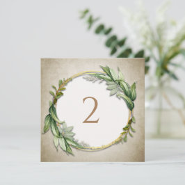 Tischnummern Blumengrenze