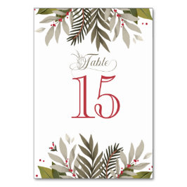 Tischnummern der Empfängnis von Mischtbotanischen